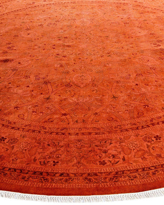 Fine Vibrance, One-of-a-Kind Hand-Knotted Area Rug Pink, 8'1"x8'1"