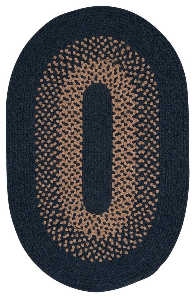 Colonial Mills Madison MD54 Blue Moon Traditional Area Rug, Oval 7'x9'