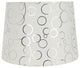 Aspen Creative 32953 Hardback Empire Shaped Spider Lamp Shade, White 12"x14"x10"