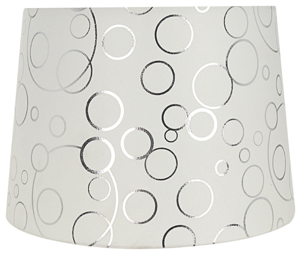 Aspen Creative 32953 Hardback Empire Shaped Spider Lamp Shade, White 12"x14"x10"