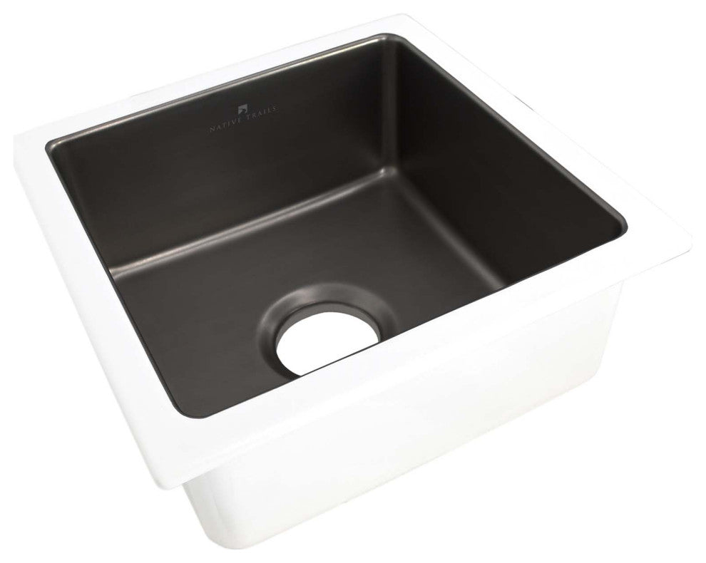 Reveler Bar and Prep Sink, Gunmetal