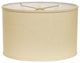 16" Parchment Biege Throwback Oval Linen Lampshade