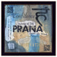 "Yoga Series - Prana" By Debbie DeWitt, Printed Wall Art, Black Frame