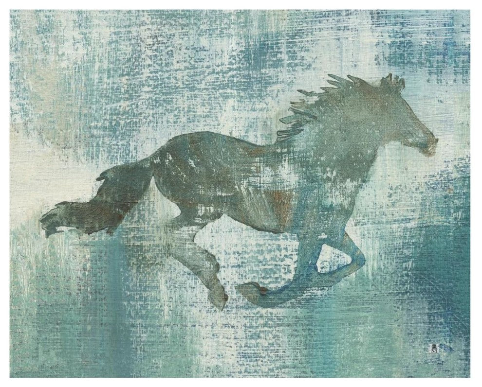 "Mustang Study" Digital Paper Print by Studio Mousseau, 22"x18"