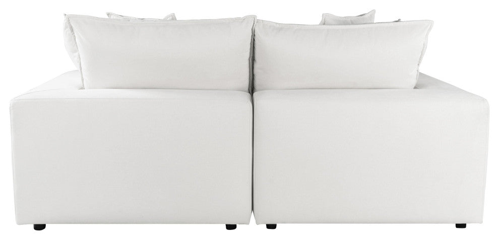 Cali Modular Loveseat, Pearl