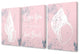 Stupell Ind. Love You To The Beach Pink Shells Canvas Art Set, 3pc, each 16 x 20
