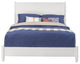 Flynn Standard King Platform Bed, White