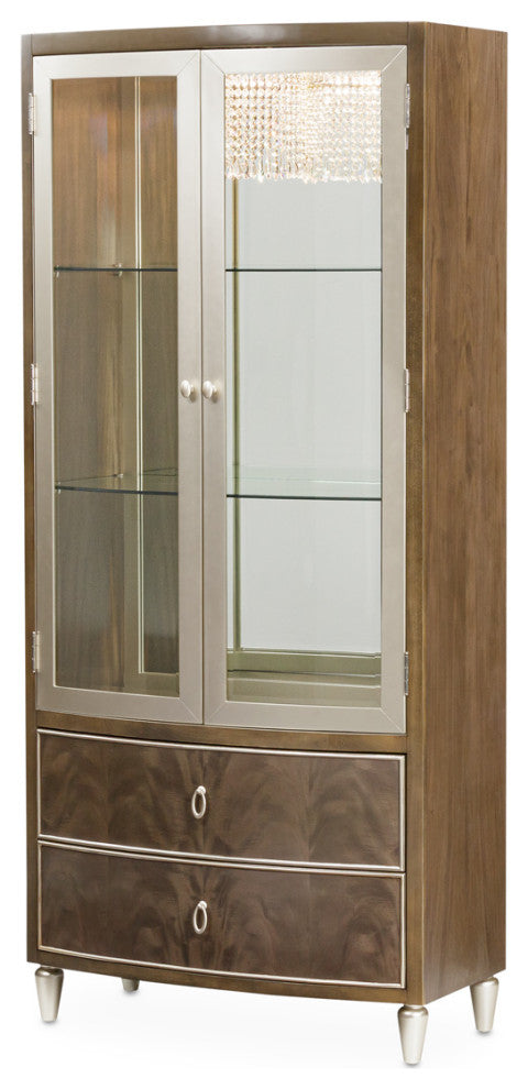 Villa Cherie Display Cabinet - Hazelnut