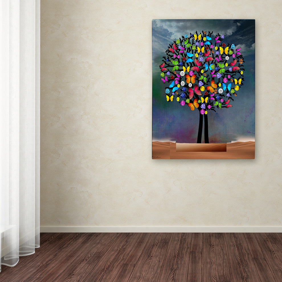 Mark Ashkenazi 'Tree New' Canvas Art, 47"x35"