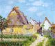 Gustave Loiseau Thatched Cottage  Le Vaudreuil Gallery Wrapped Canvas Print