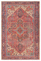Vibe by Jaipur Living Lucinda Medallion Red/Blue Area Rug 4'X6'