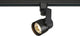 Nuvo LED Round Track Lighting Head Finish Angle Arm, Black
