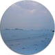 Light Blue Sunset At Lung Kwu Tan Beach, Landscape Disc Artwork, 36"