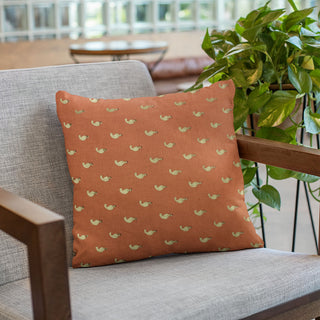 Plutus Red Beaded Motif Luxury Throw Pillow, 20"x30"