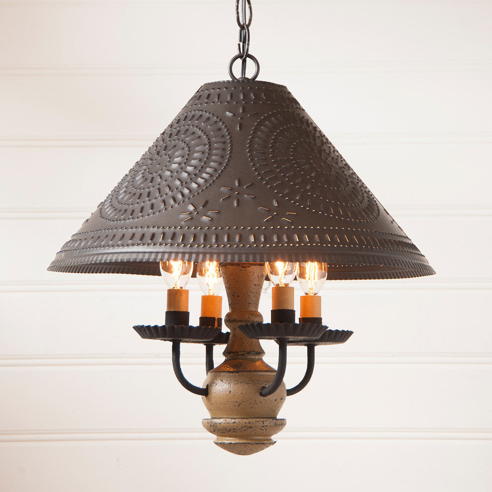 Homespun Shade Light, Pearwood
