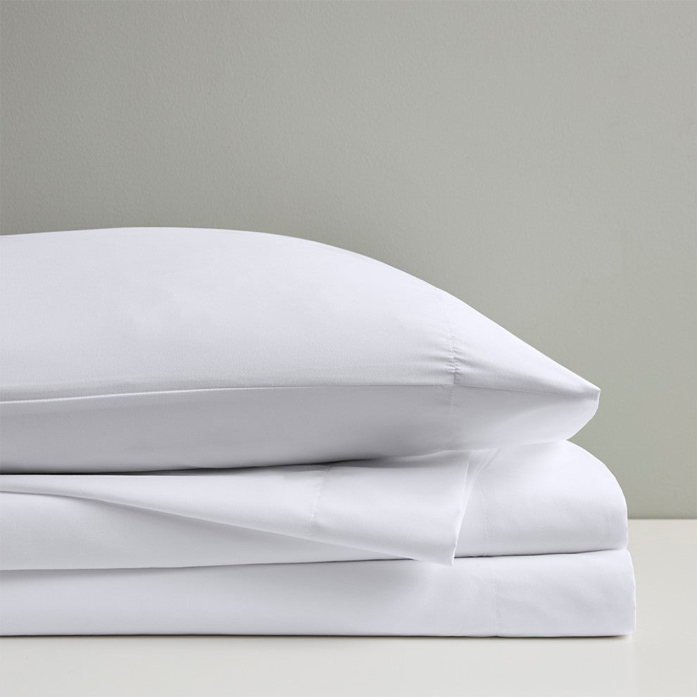 Sleep Philosophy Smart Cool Microfiber Sheet Set, White