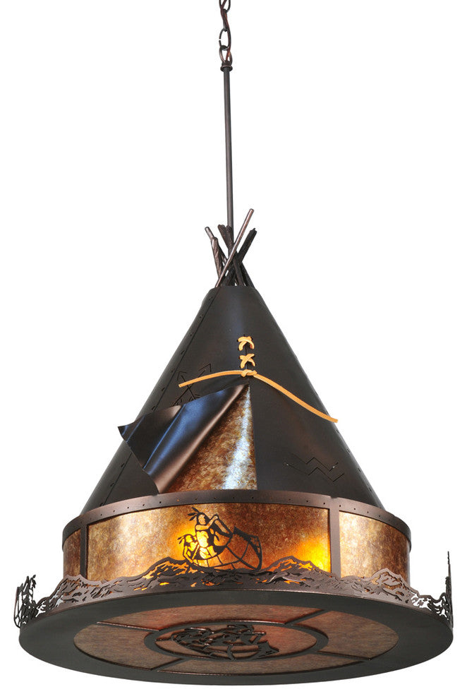 24 Wide Teepee Athabasca Personalized Pendant