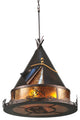 24 Wide Teepee Athabasca Personalized Pendant