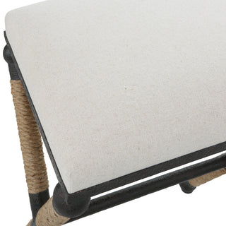 Uttermost Firth Rustic Oatmeal Counter stool