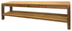 Teak Shower Bench Coach 59" (150 cm) with shelf