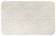 Cream Diamond Pattern 34x21 Bath Mat