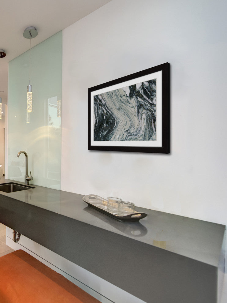 "Brewing Storm" Framed Art Print