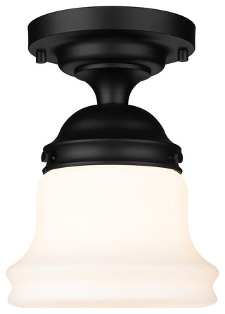 Zlite 735F10-MB 1-Light Flush Mount, Matte Opal