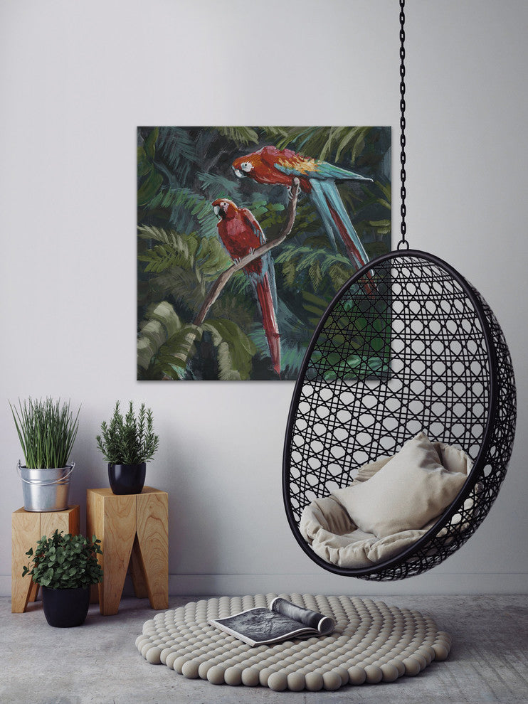 "We Heart It" Painting Print on Wrapped Canvas, 18"x18"