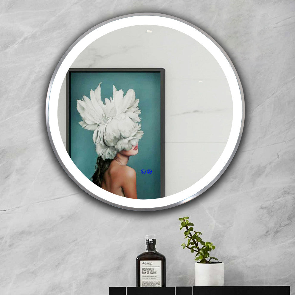 CHLOE Lighting SPECULO Embedded LED Mirror 6000K, Daylight White, 24"