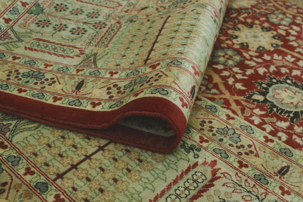 Pak-Persian Kobra Burgundy/Gray Rug, 8'10x11'9