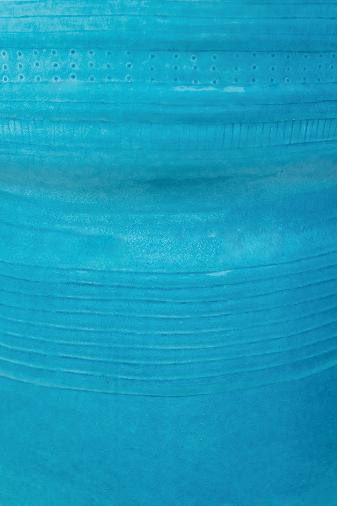 Ancaris Ring Handcrafted Ceramic Patio Accent Table