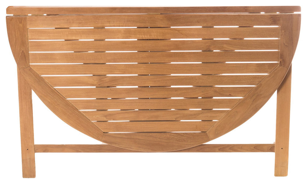 Teak Folding Balcony Table - Semi Round 48" (120 cm)