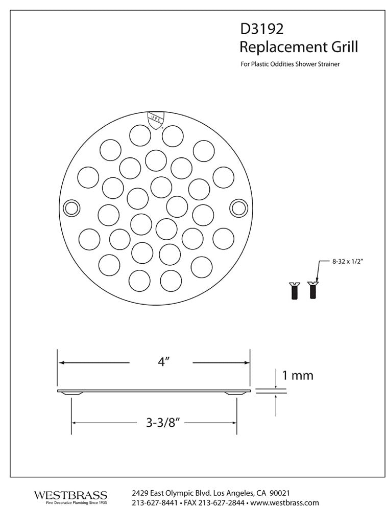 Two Post Style Large Kitchen Basket Strainers, Oil Rubbed Bronze, Powdercoated B