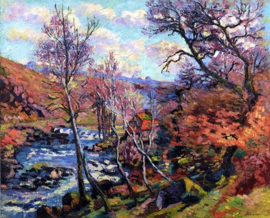 Armand Guillaumin The Bouchardon Mill at Crozant Wall Decal