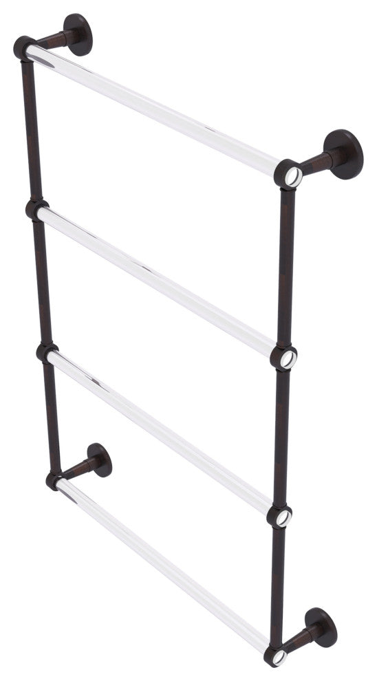 Allied Brass Clearview Collection 4 Tier 24" Ladder Towel Bar, Venetian Bronze