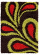Vivid Contemporary Area Rug, 5'x7'