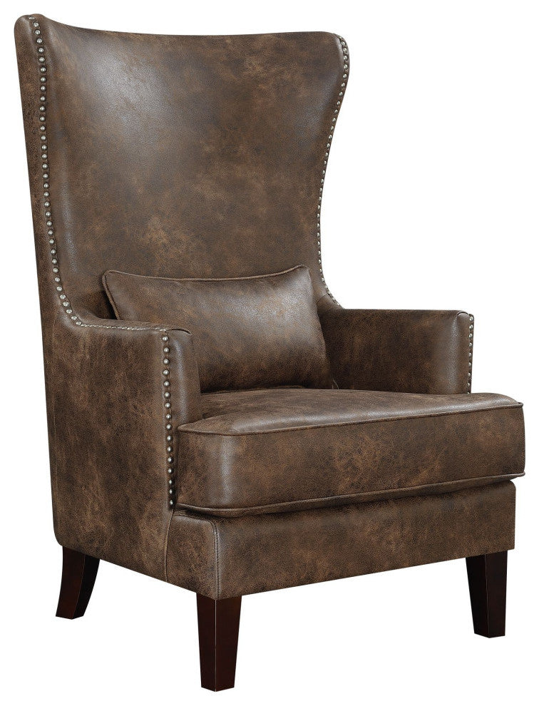 Picket House Elia Chair With Chrome Nails, Sierra Toffee