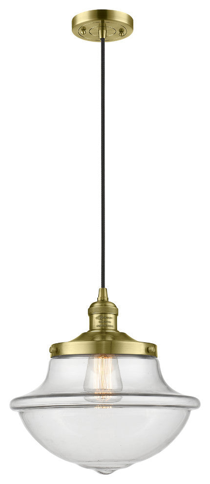 Innovations Lighting 201C-Ab-G542Cl-Led 1 Light Dimmable Led Pendant