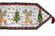 Winter Forest Reindeer Vintage Woven Tapestry Table Runners 13x53, 13x90