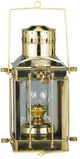 10" Polished Brass Cargo Lantern, Oil