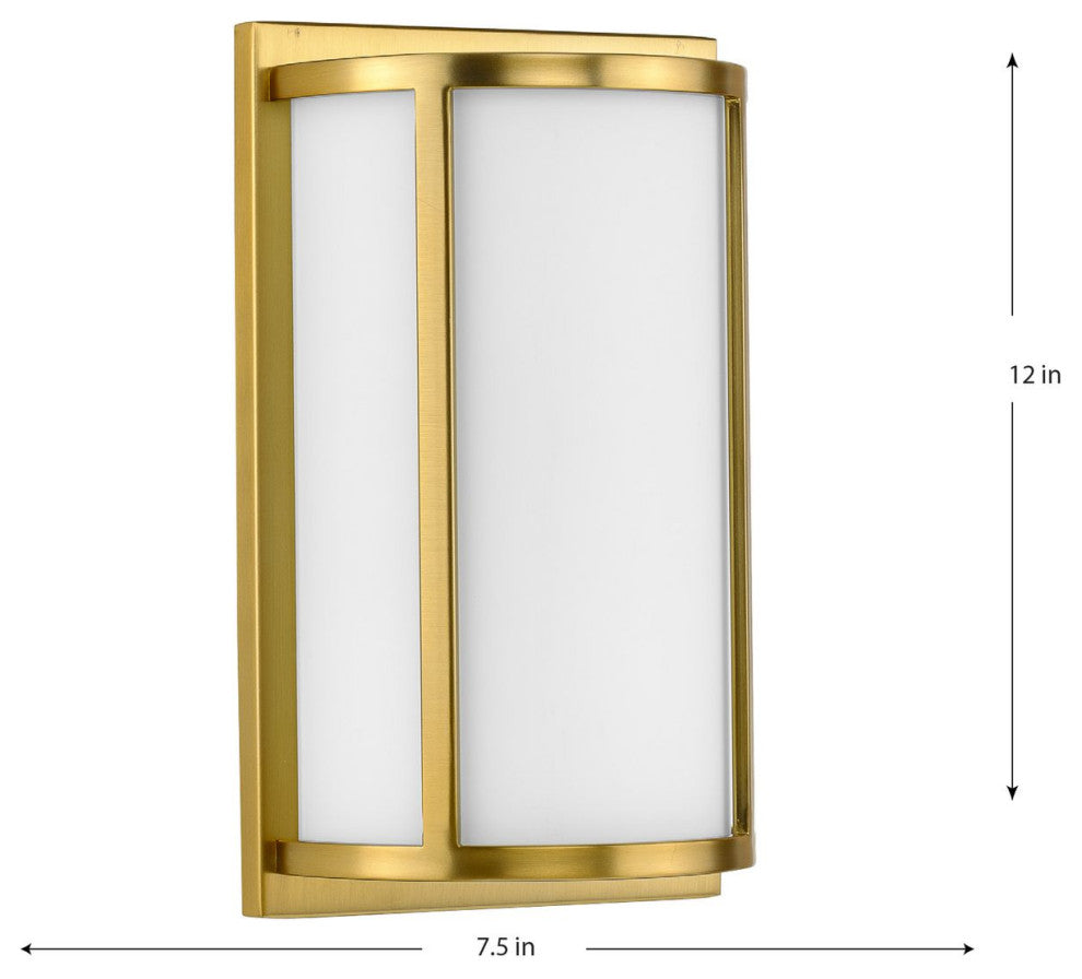 Parkhurst Collection Two-Light Brushed Bronze Etched Glass Wall Sconce
