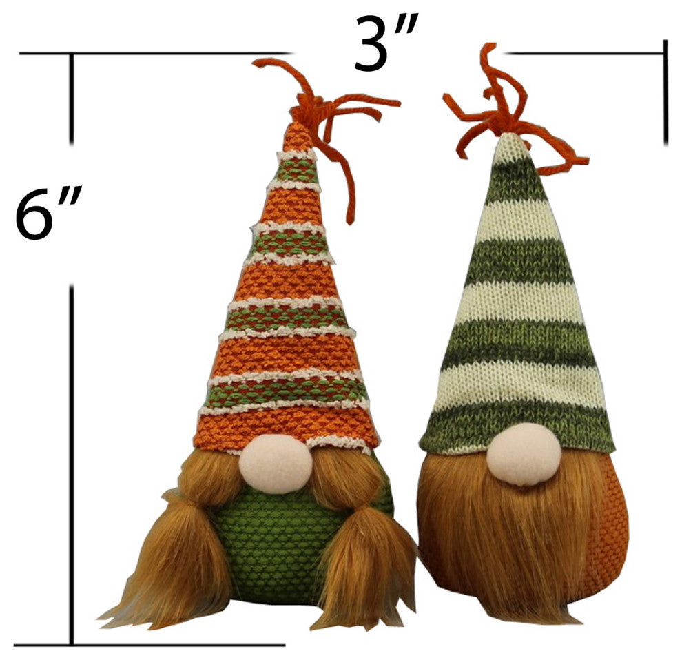 Autumn Gnomes, Orange Green