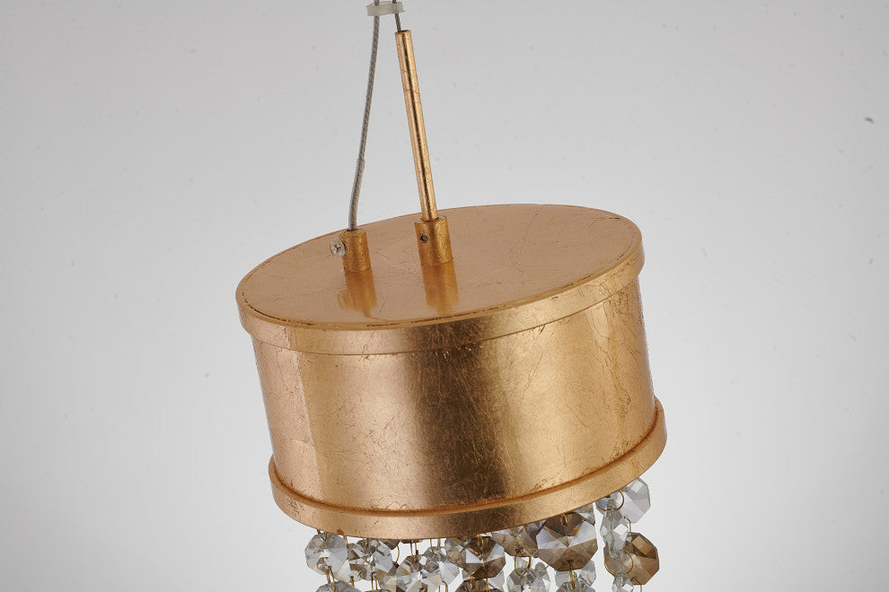 Bethel International ZL13S 1-Light LED Pendant, Gold