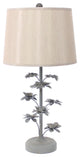 8" x 12" x 28" Gray Rustic Flowering Tree - Table Lamp