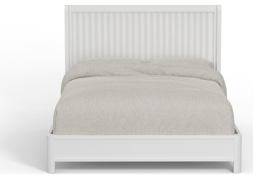 Stapleton Standard King Panel Bed, White