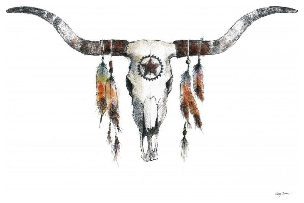 "Longhorn" Digital Paper Print by Avery Tillmon, 26"x20"