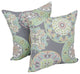 17" Square Polyester Outdoor Throw Pillows, Set of 4, Cera Sterling