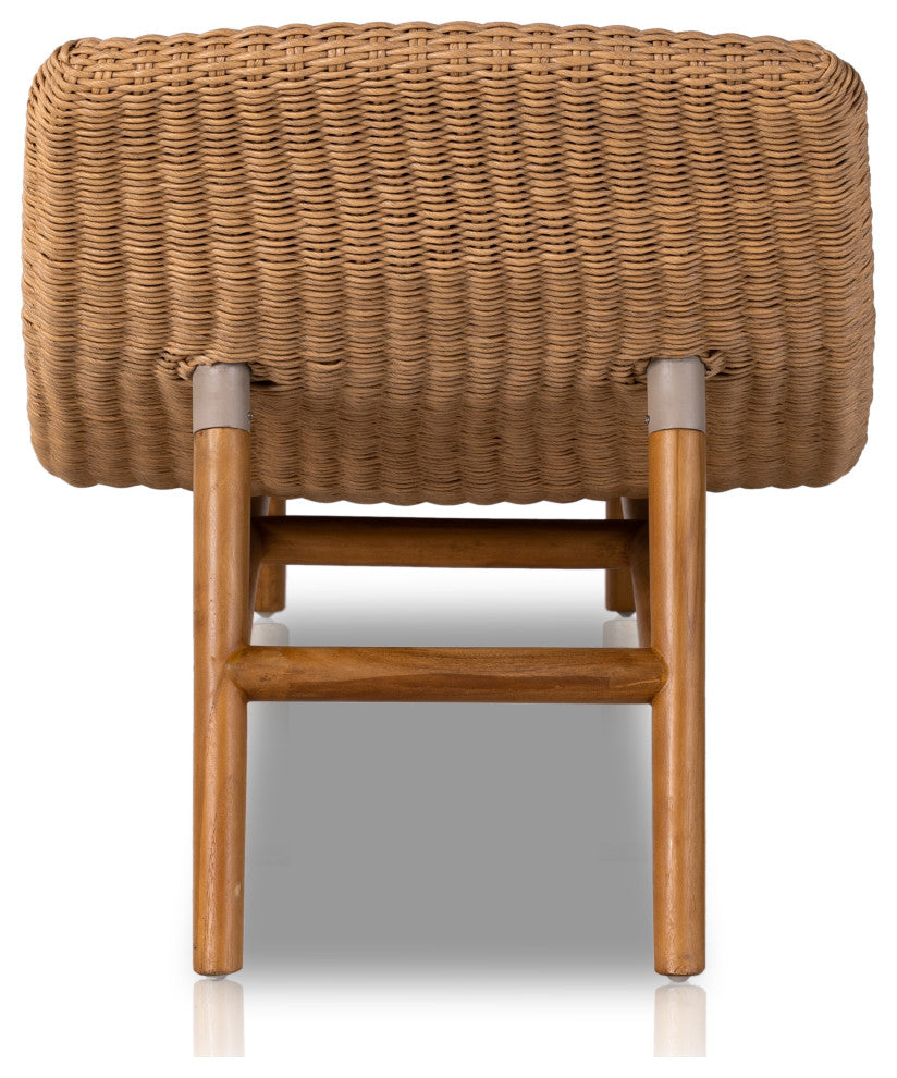 Portia Outdoor Chaise Lounge-Natural
