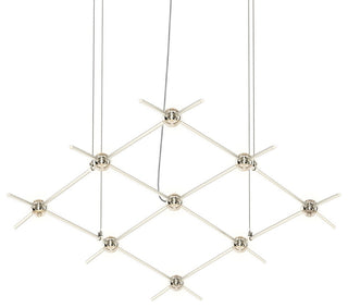 Sonneman 21Q-RC3312-27 Constellation Aquarius Minor 9 Light 67"W - Satin Brass