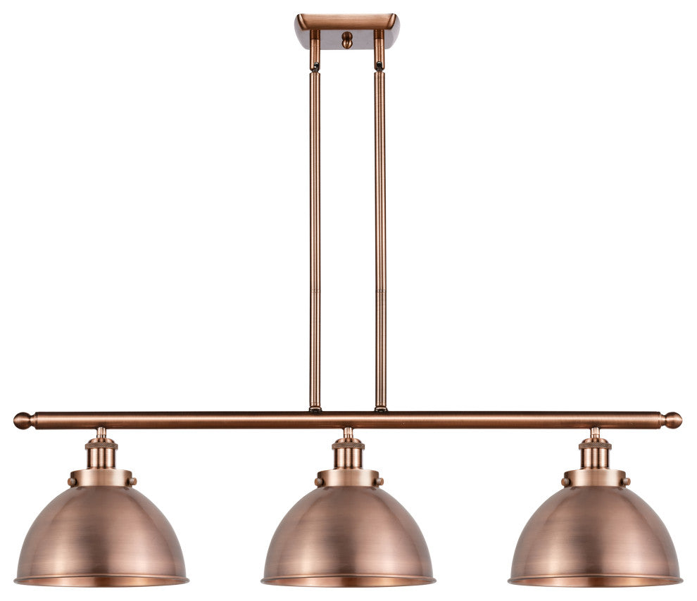 Ballston Urban Island Light, Antique Copper